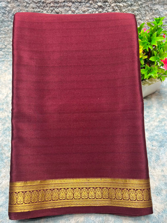 Pure Mysore Silk Saree.