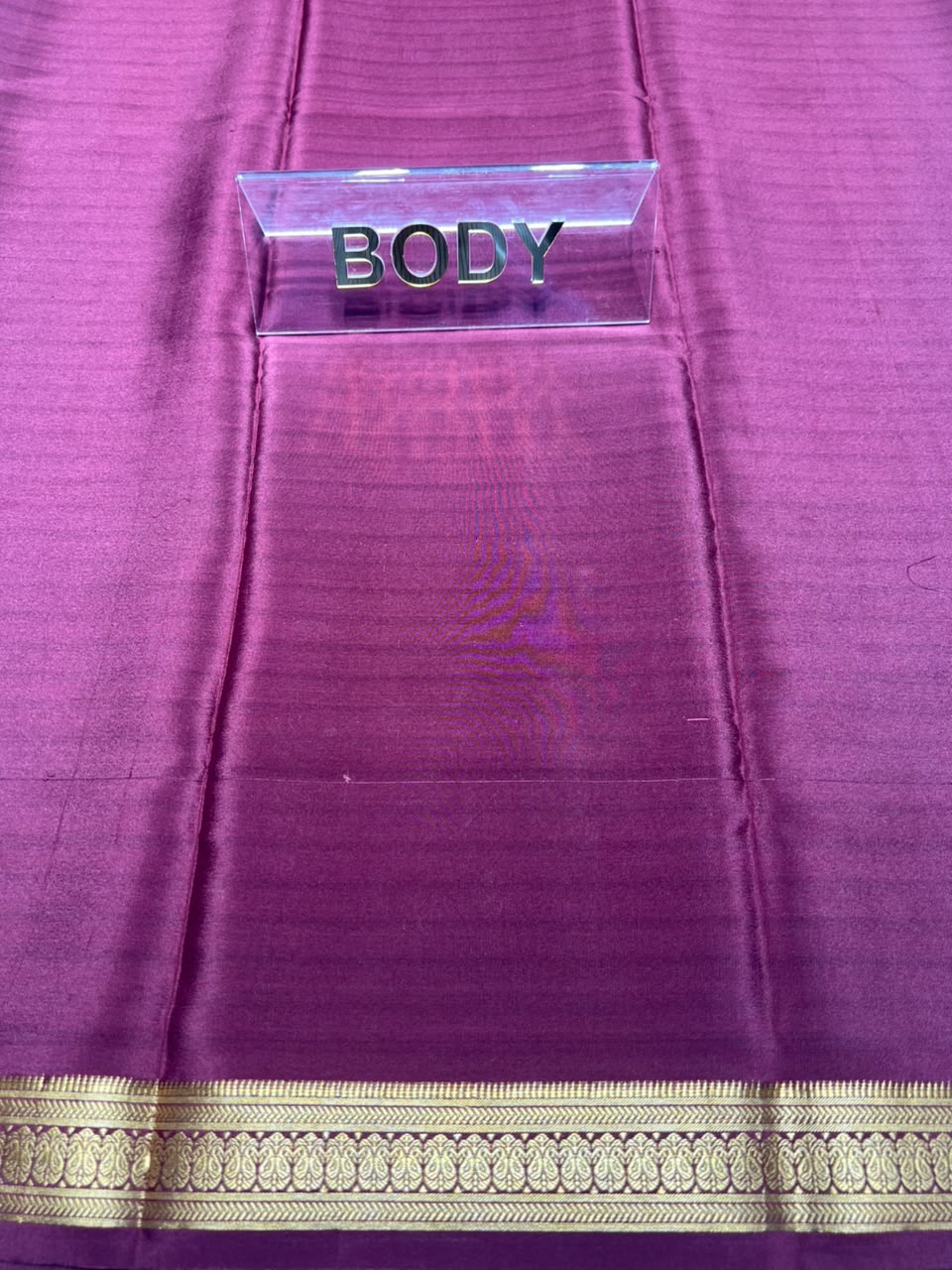 Pure Mysore Silk Saree.