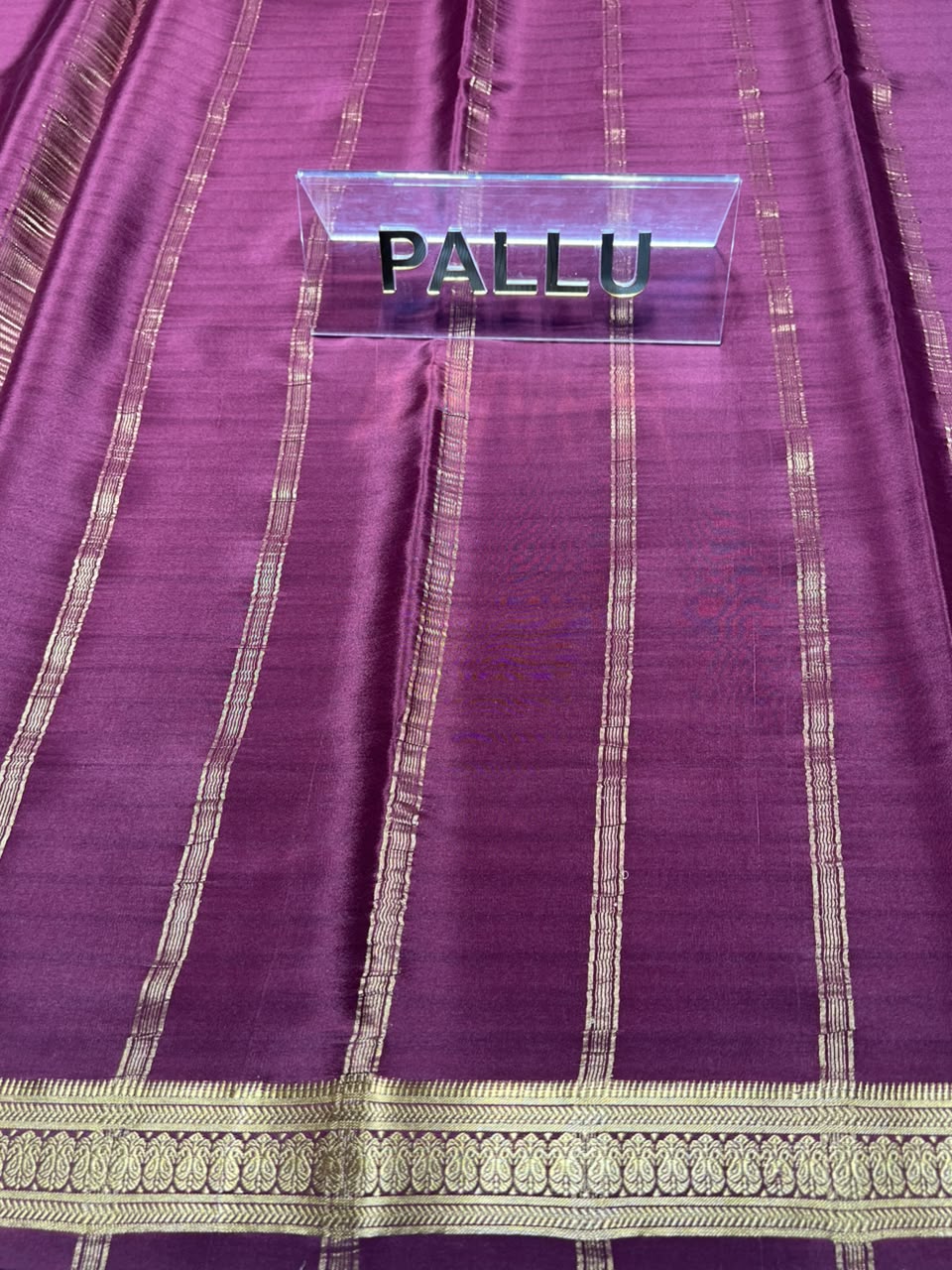 Pure Mysore Silk Saree.