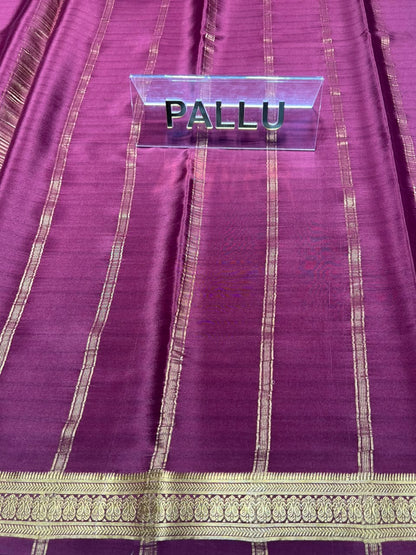 Pure Mysore Silk Saree.