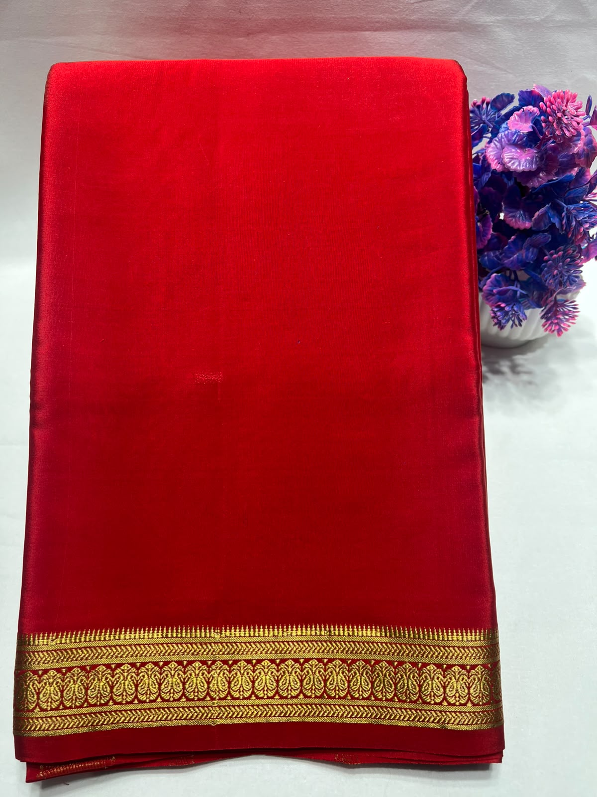 Pure Mysore Silk Saree.