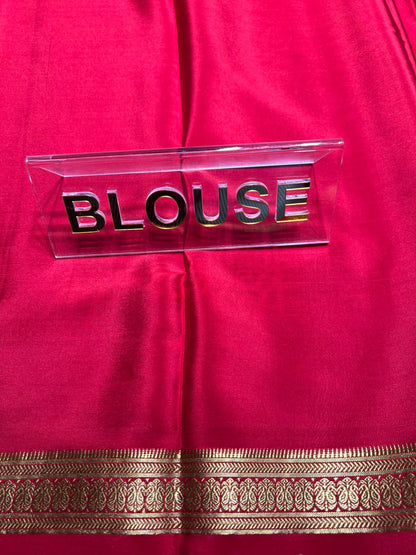 Pure Mysore Silk Saree.