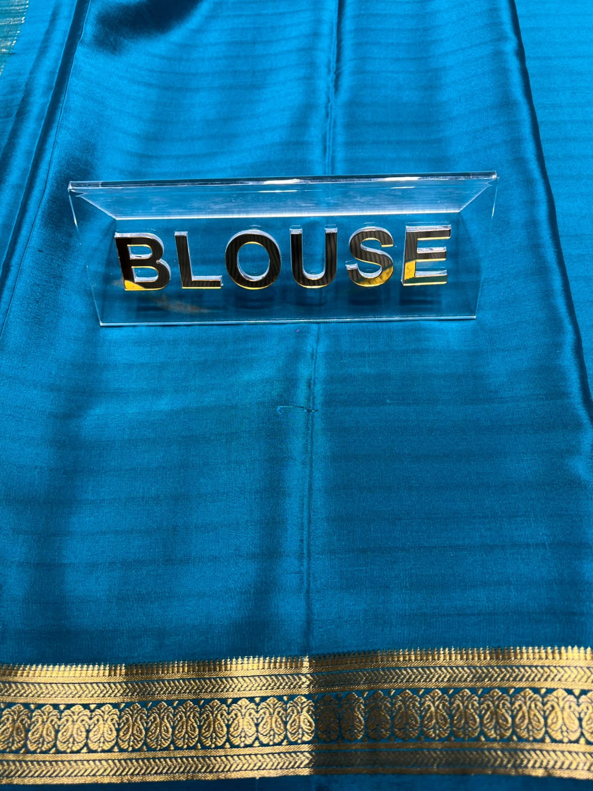 Pure Mysore Silk Saree.