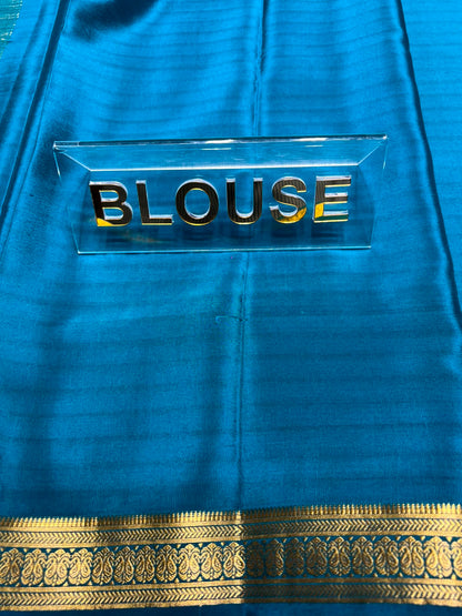 Pure Mysore Silk Saree.