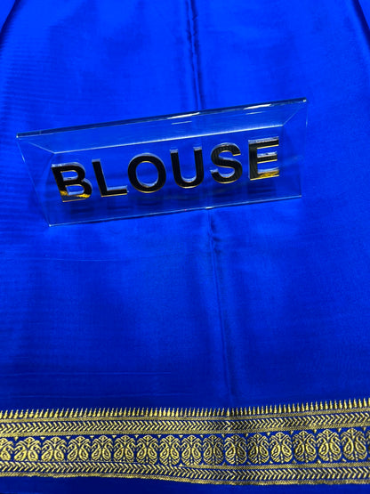 Pure Mysore Silk Saree.