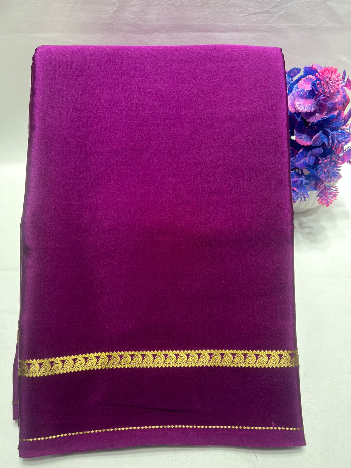 Pure Mysore Silk Saree.