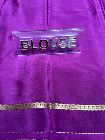 Pure Mysore Silk Saree.