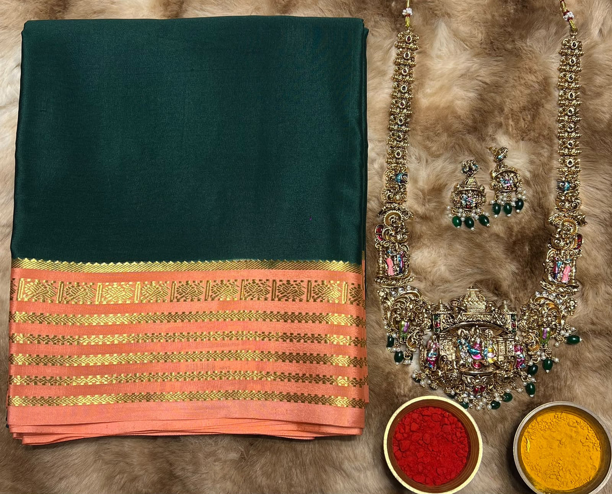 Pure Mysore Silk Saree.