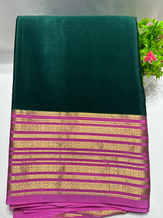 Pure Mysore Silk Saree.