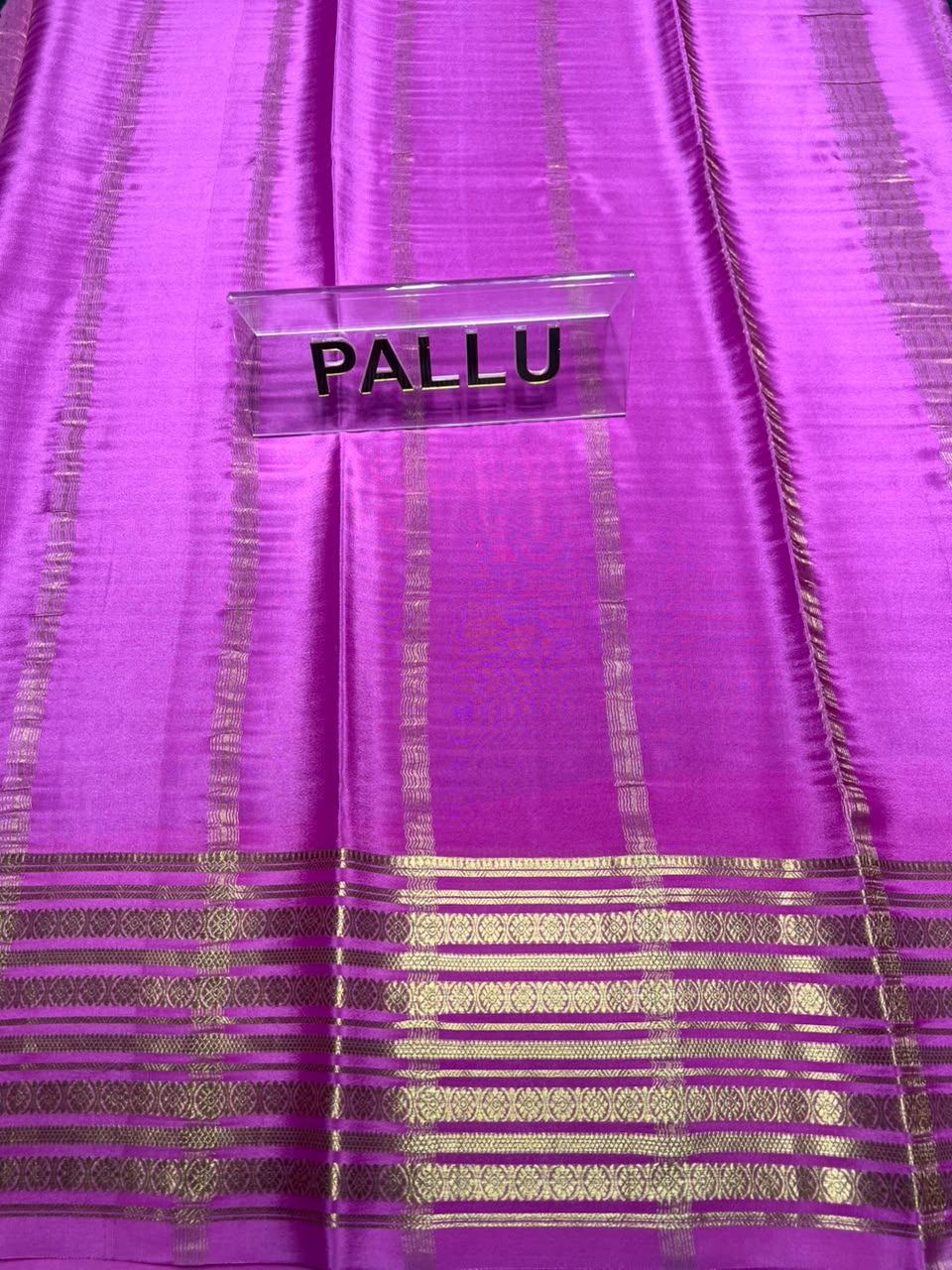 Pure Mysore Silk Saree.