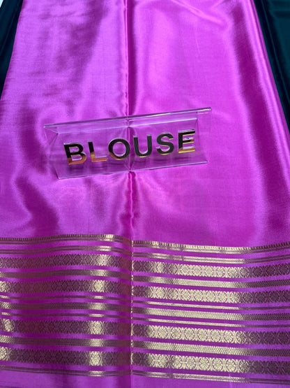 Pure Mysore Silk Saree.