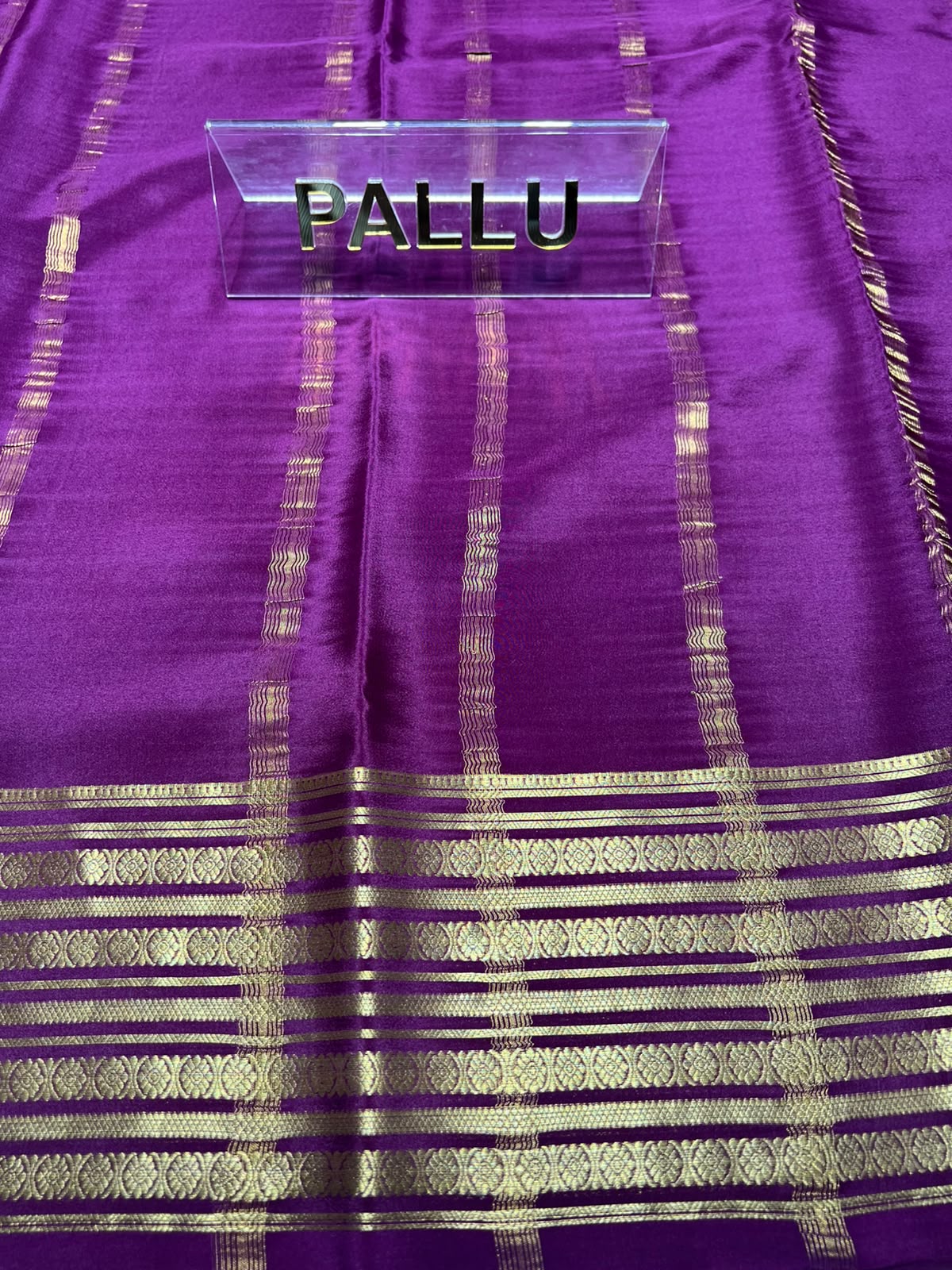 Pure Mysore Silk Saree.