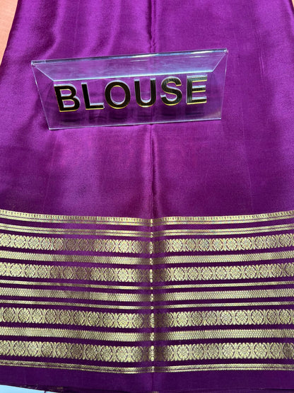 Pure Mysore Silk Saree.