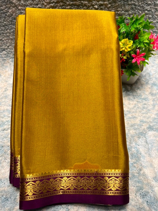 Pure Mysore Silk Saree ( 60 Grams )