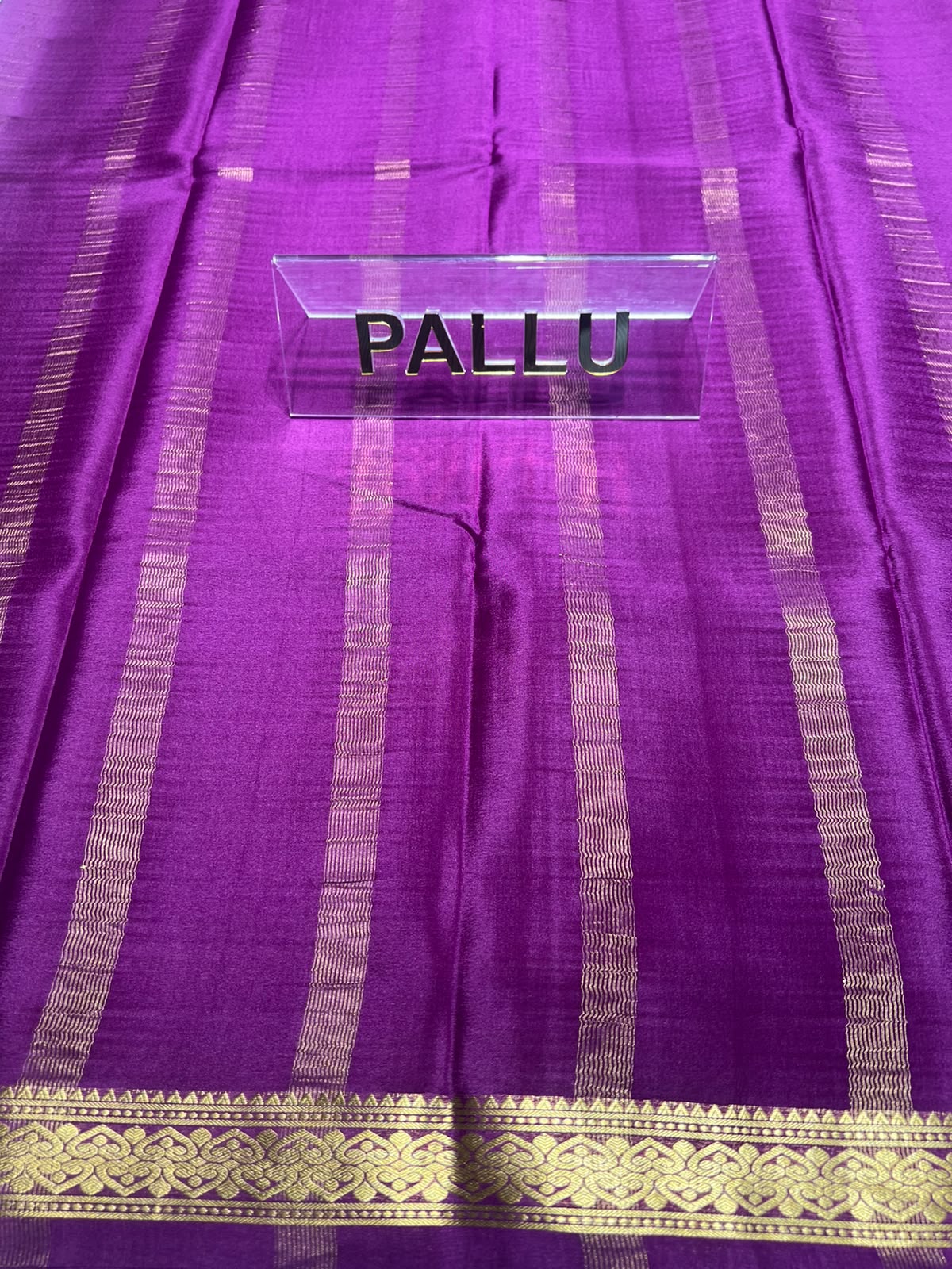 Pure Mysore Silk Saree ( 60 Grams )