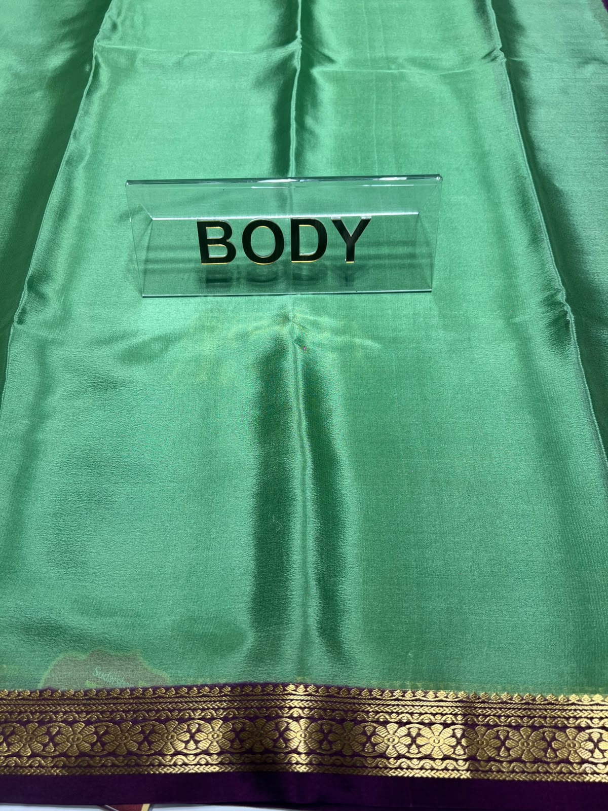 Pure Mysore Silk Saree ( 60 Grams )