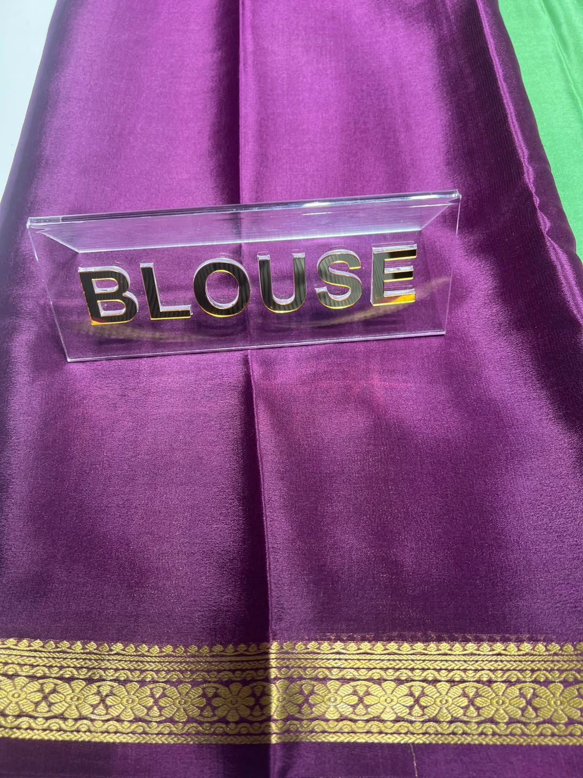 Pure Mysore Silk Saree ( 60 Grams )