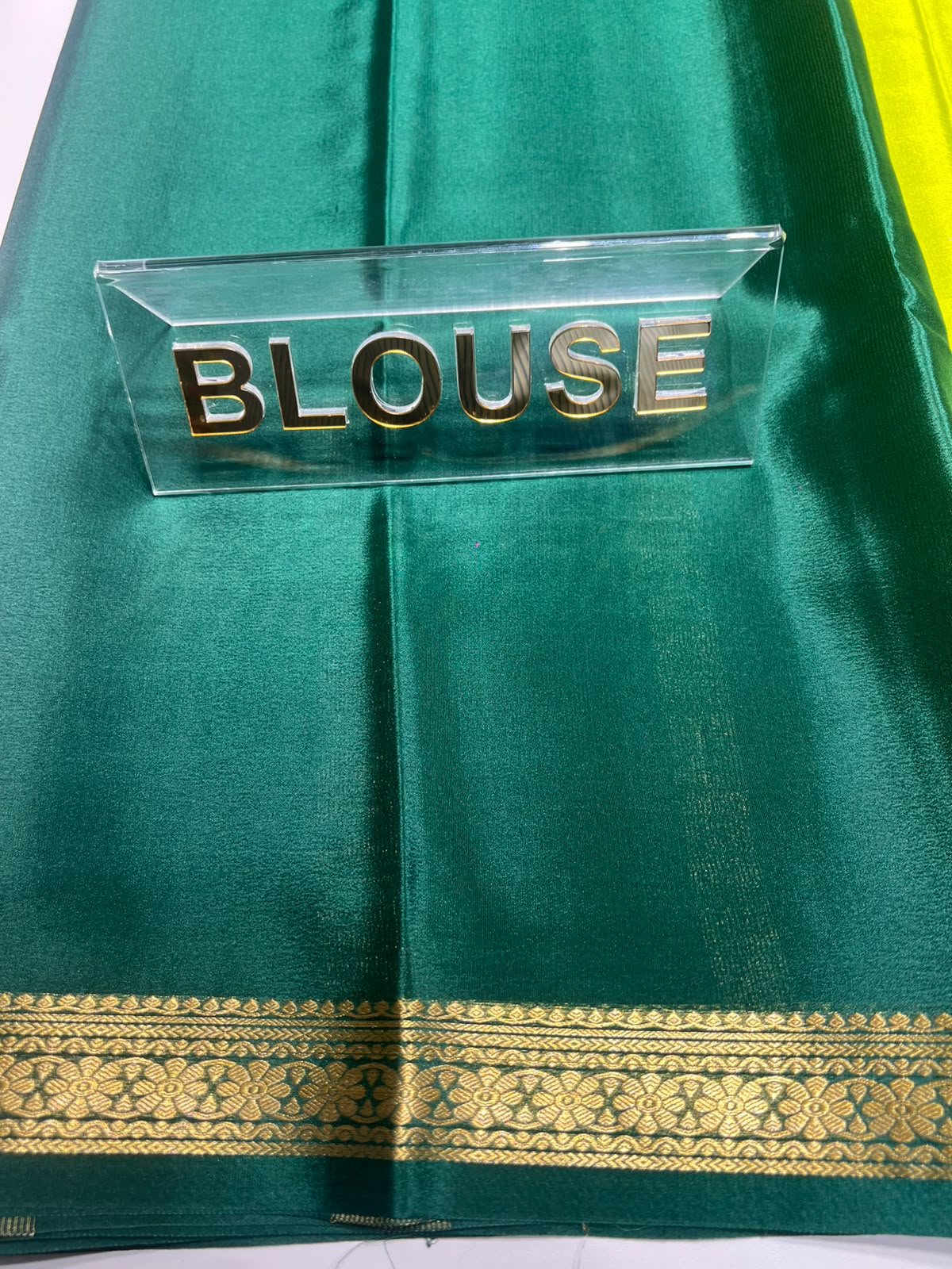 Pure Mysore Silk Saree ( 60 Grams )