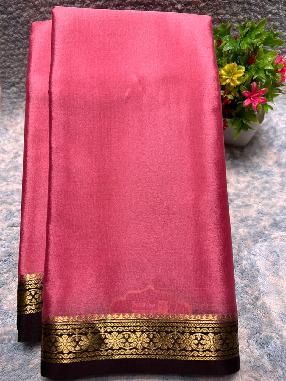 Pure Mysore Silk Saree ( 60 Grams )