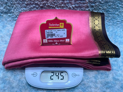 Pure Mysore Silk Saree ( 60 Grams )