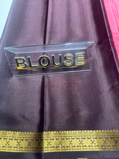 Pure Mysore Silk Saree ( 60 Grams )