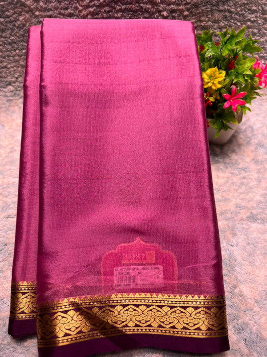 Pure Mysore Silk Saree ( 60 Grams )