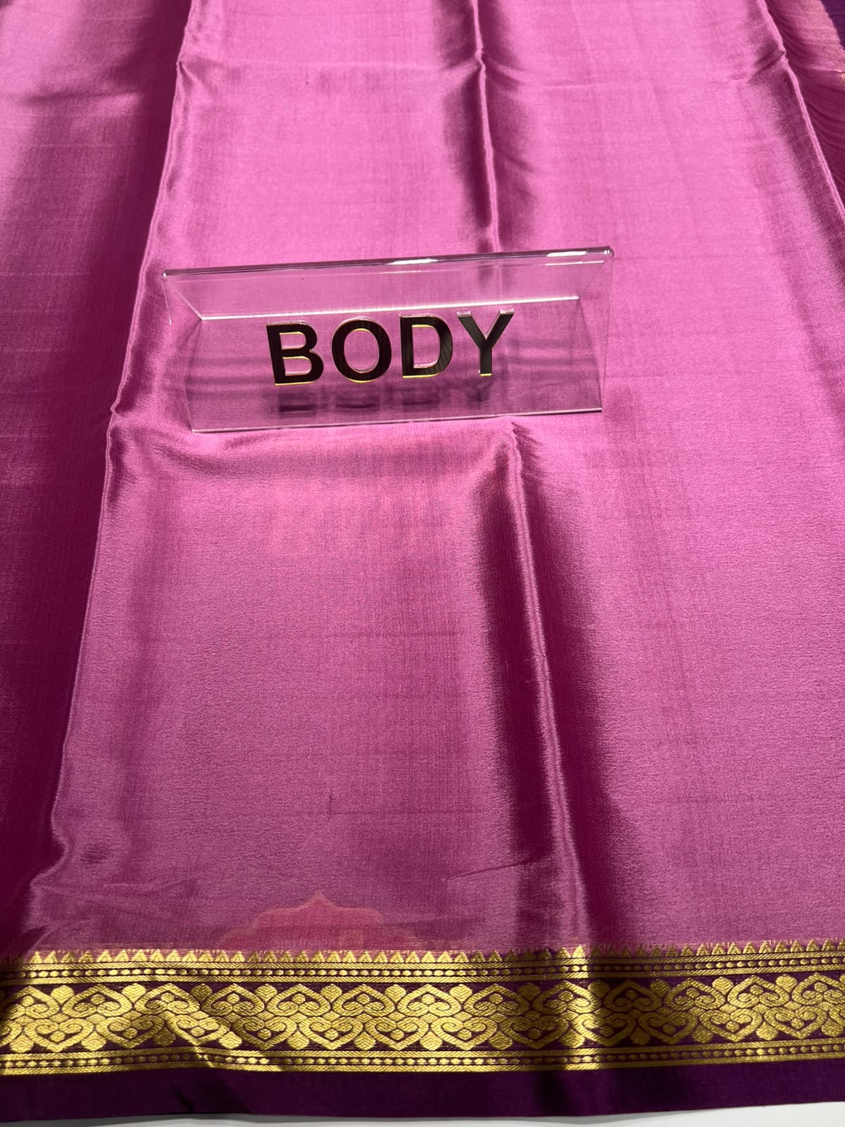 Pure Mysore Silk Saree ( 60 Grams )
