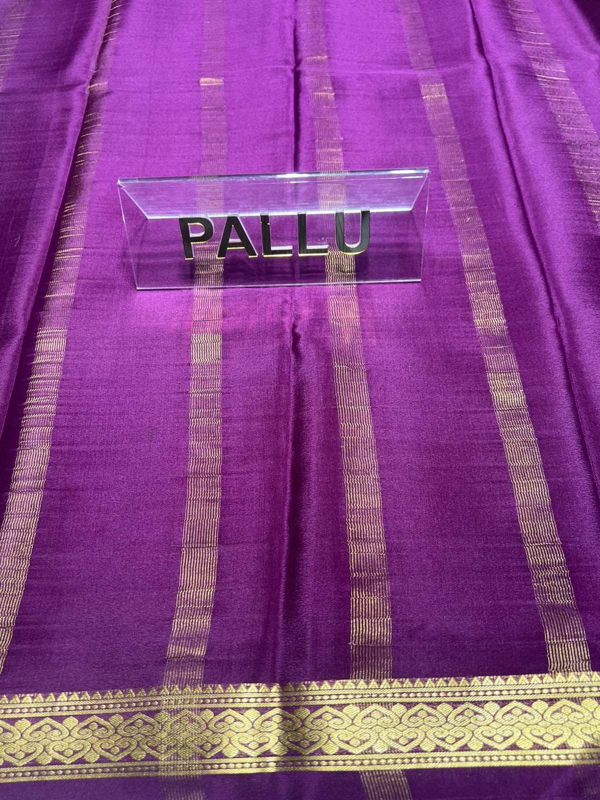 Pure Mysore Silk Saree ( 60 Grams )