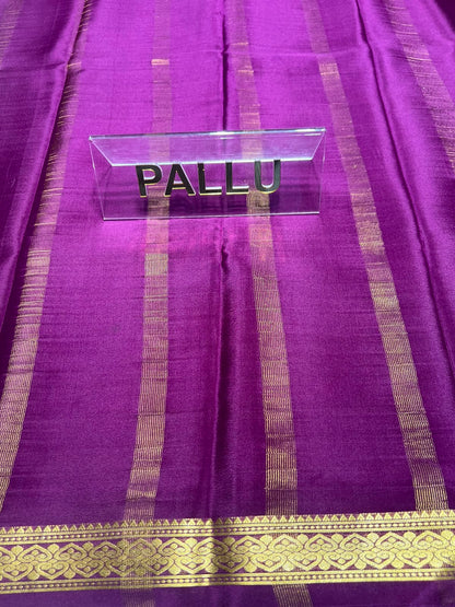 Pure Mysore Silk Saree ( 60 Grams )