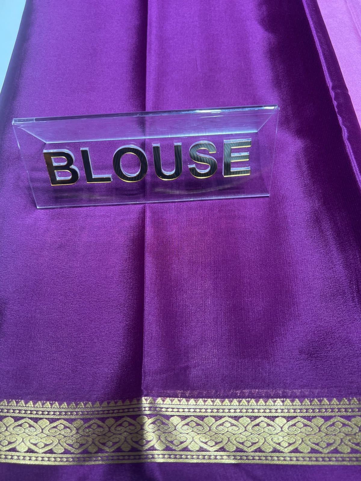 Pure Mysore Silk Saree ( 60 Grams )
