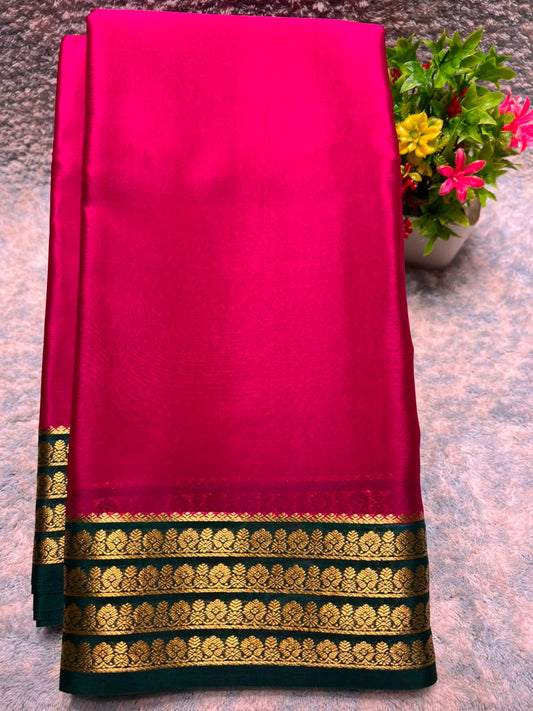 Pure Mysore Silk Saree ( 60 Grams )