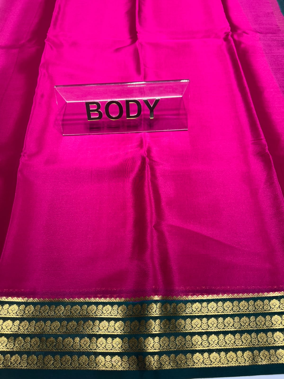 Pure Mysore Silk Saree ( 60 Grams )