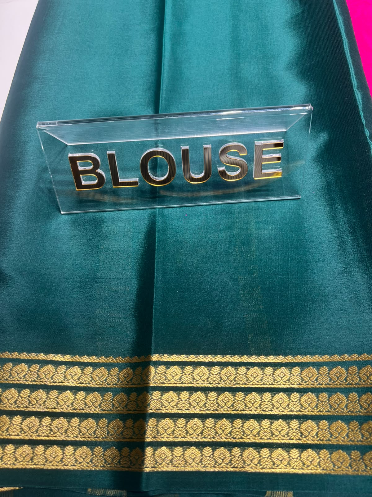 Pure Mysore Silk Saree ( 60 Grams )