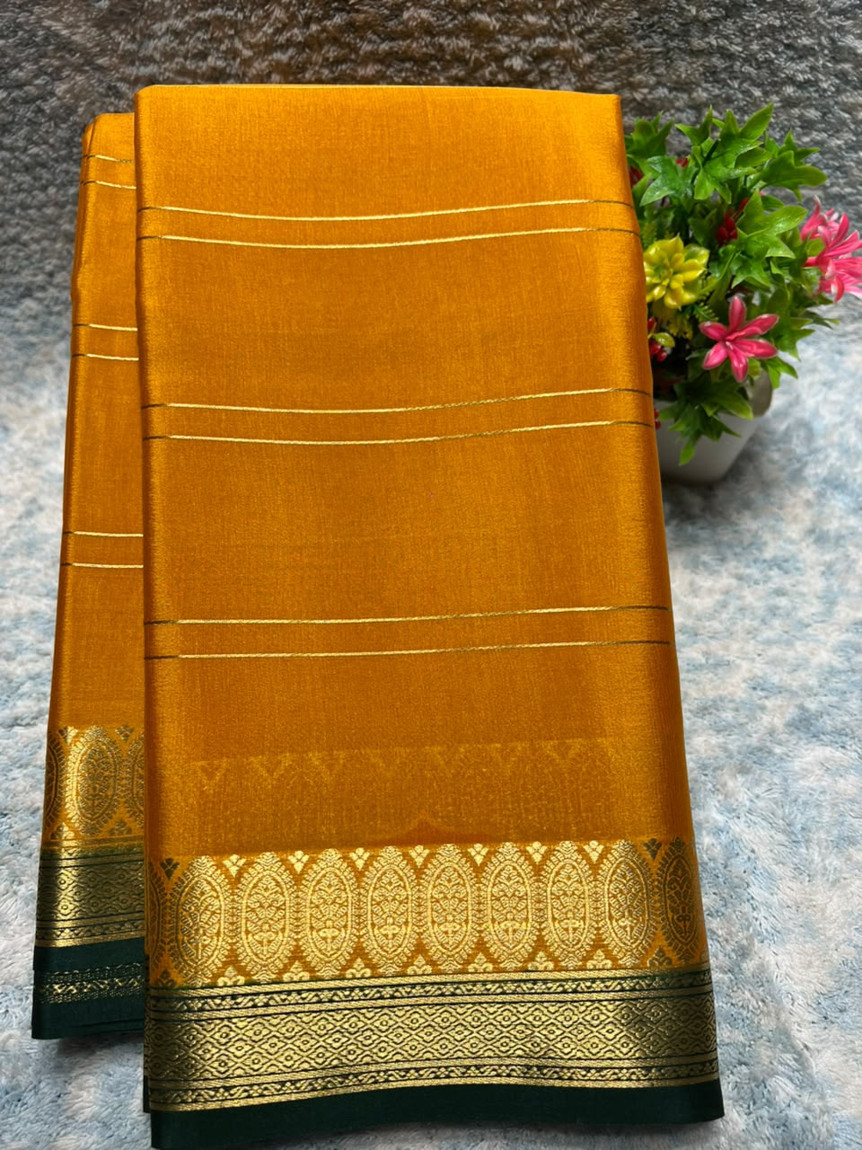Pure Mysore Silk Saree ( 60 Grams )