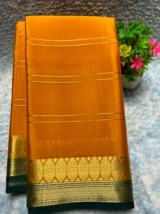 Pure Mysore Silk Saree ( 60 Grams )