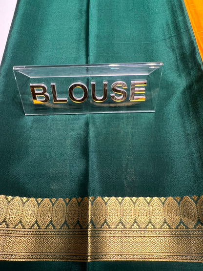Pure Mysore Silk Saree ( 60 Grams )