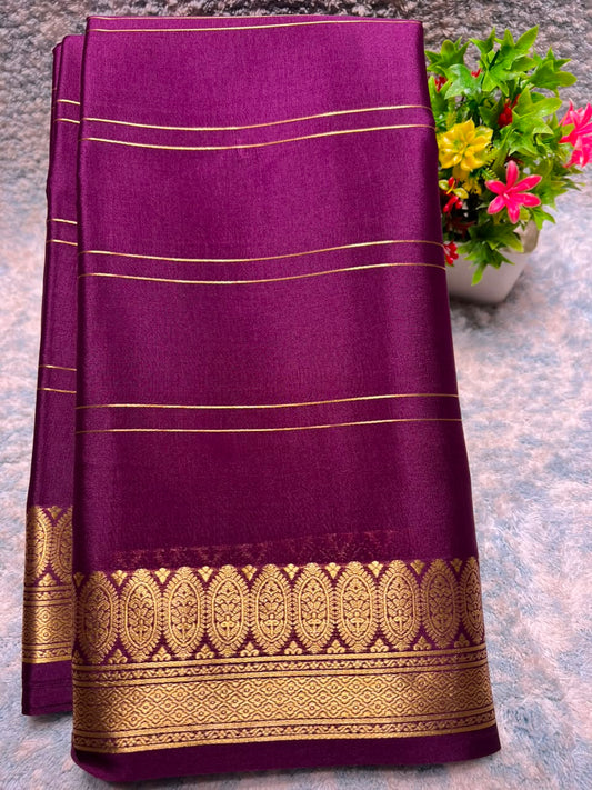 Pure Mysore Silk Saree ( 60 Grams )