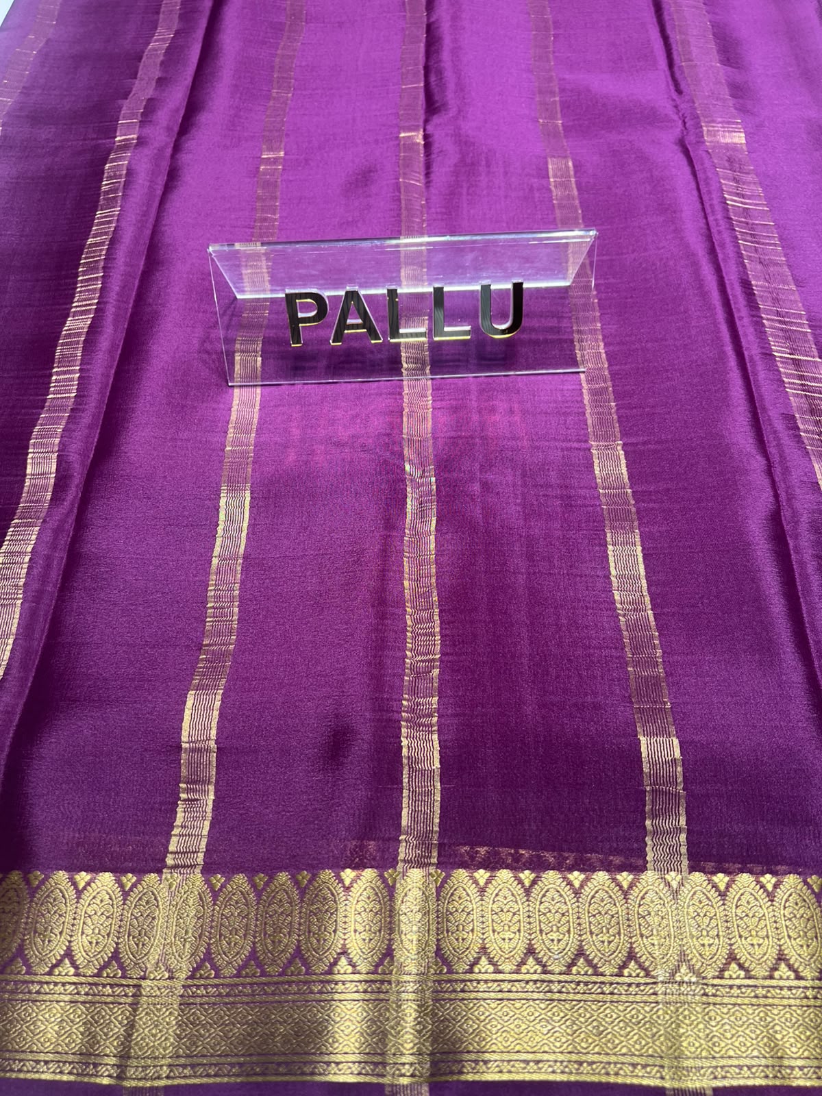 Pure Mysore Silk Saree ( 60 Grams )