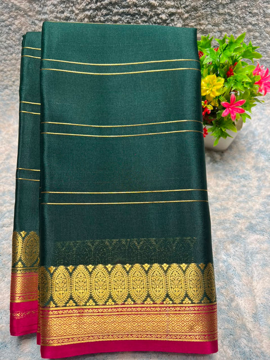Pure Mysore Silk Saree ( 60 Grams )