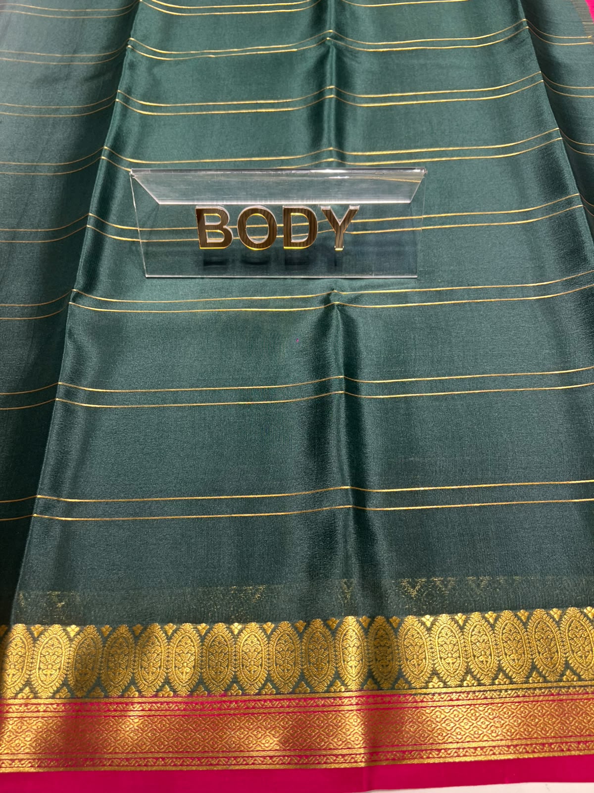 Pure Mysore Silk Saree ( 60 Grams )