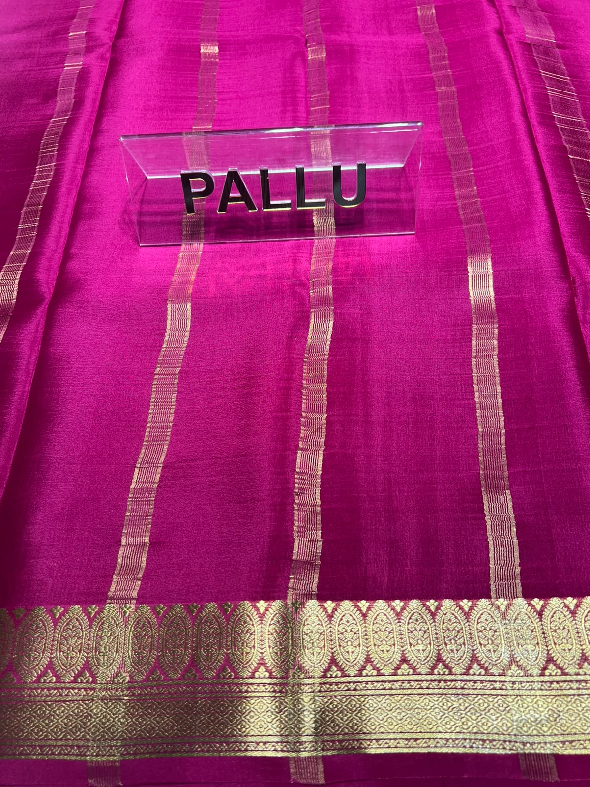 Pure Mysore Silk Saree ( 60 Grams )