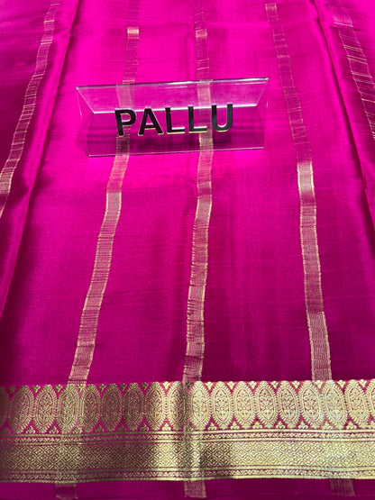 Pure Mysore Silk Saree ( 60 Grams )