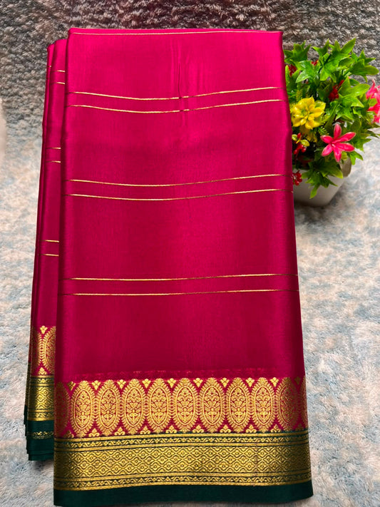 Pure Mysore Silk Saree ( 60 Grams )