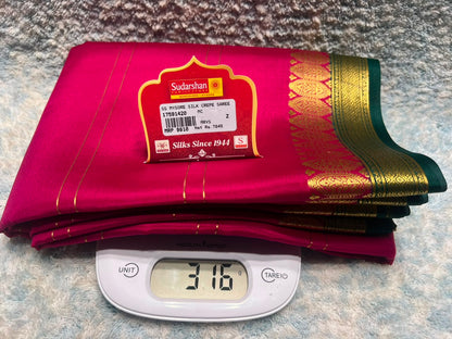 Pure Mysore Silk Saree ( 60 Grams )