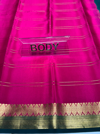 Pure Mysore Silk Saree ( 60 Grams )