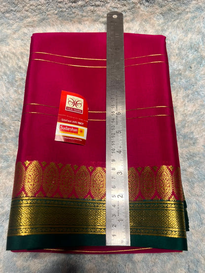 Pure Mysore Silk Saree ( 60 Grams )