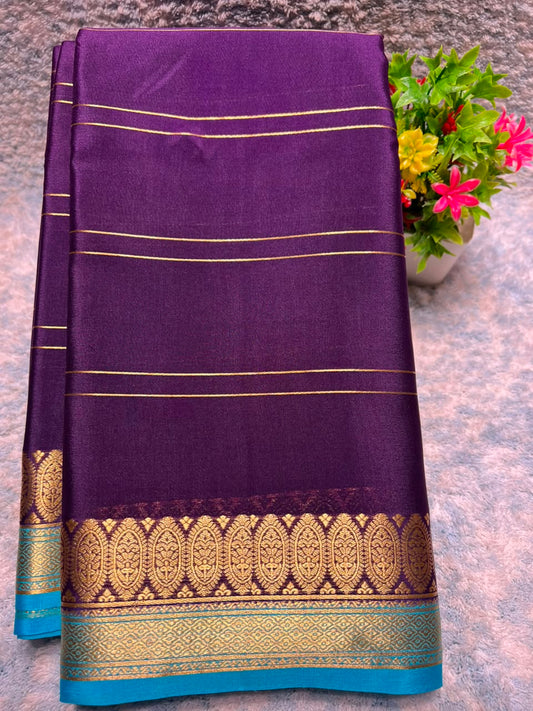 Pure Mysore Silk Saree ( 60 Grams )