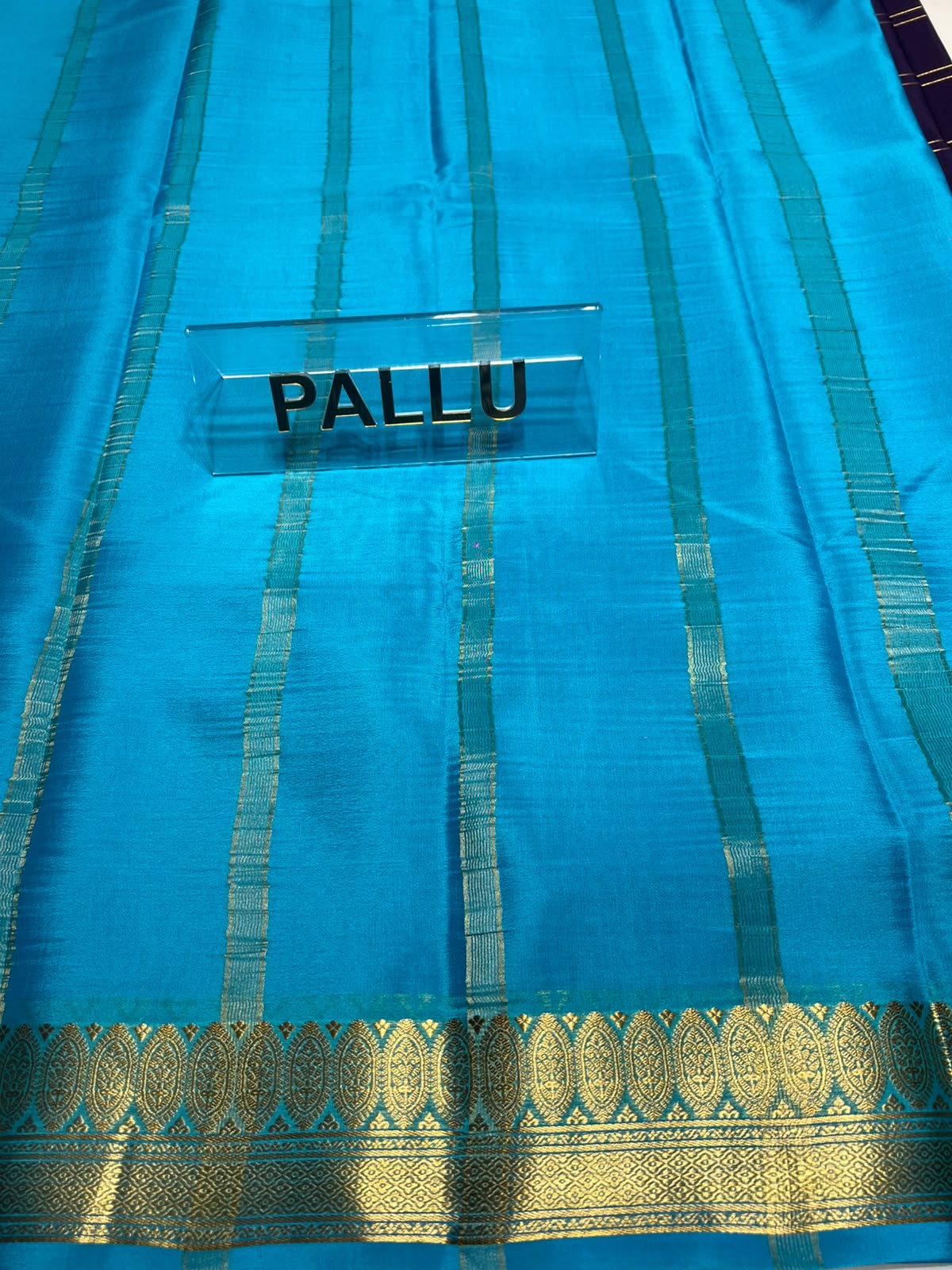 Pure Mysore Silk Saree ( 60 Grams )
