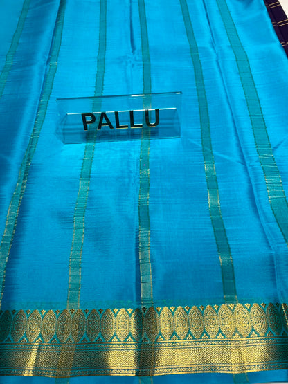 Pure Mysore Silk Saree ( 60 Grams )