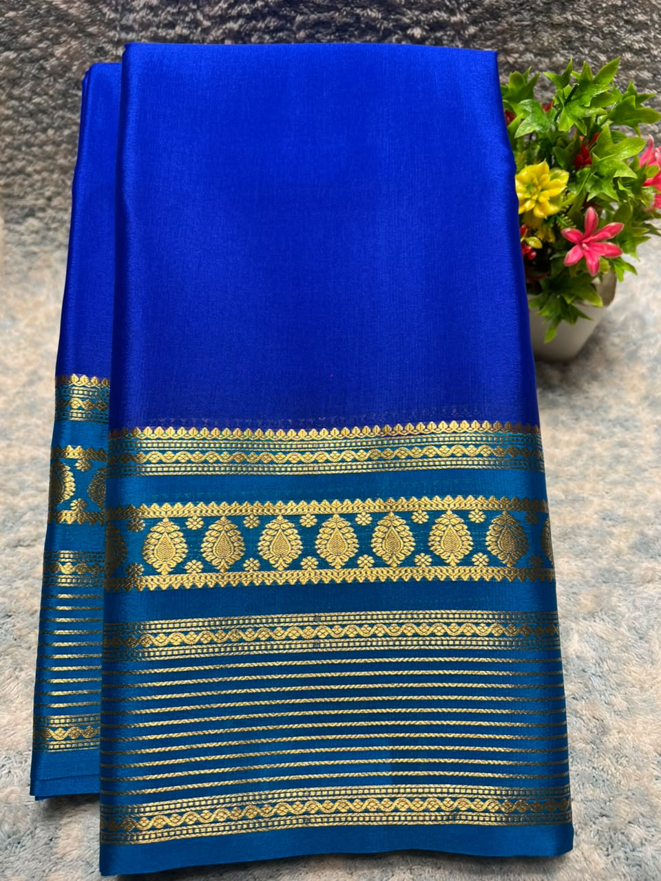 Pure Mysore Silk Saree ( 60 Grams )
